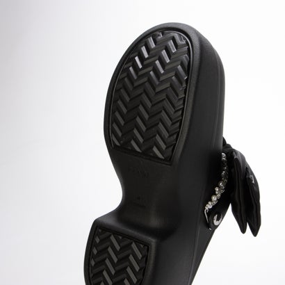 4WAY リボンデザインリカバリークロッグサンダル （BLACK）｜詳細画像