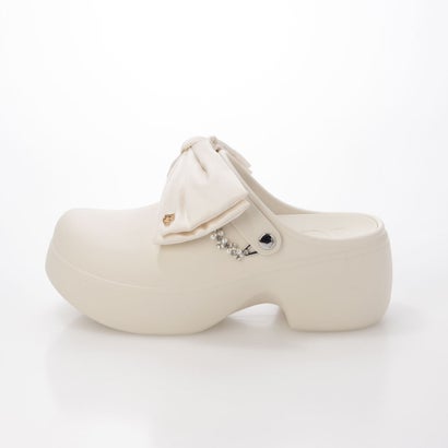 4WAY リボンデザインリカバリークロッグサンダル （IVORY）｜詳細画像