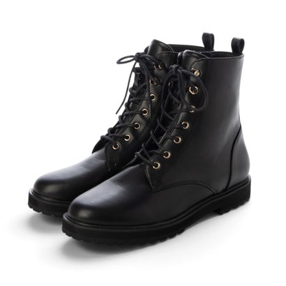 ベーシックレースアップショートブーツ （BLACK）｜詳細画像