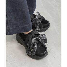 2WAY スカーフリボンスニーカー （BLACK）