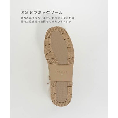 ランダ RANDA モノグラムベルトムートンショートブーツ （BLACK）｜詳細画像