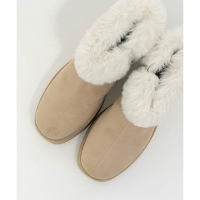 ランダ RANDA モノグラムベルトムートンショートブーツ （BEIGE）｜詳細画像