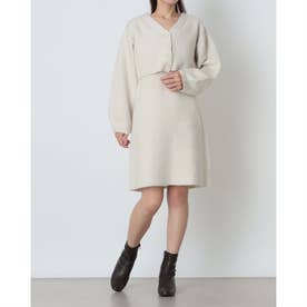 カーディガンセットミニワンピース （IVORY）
