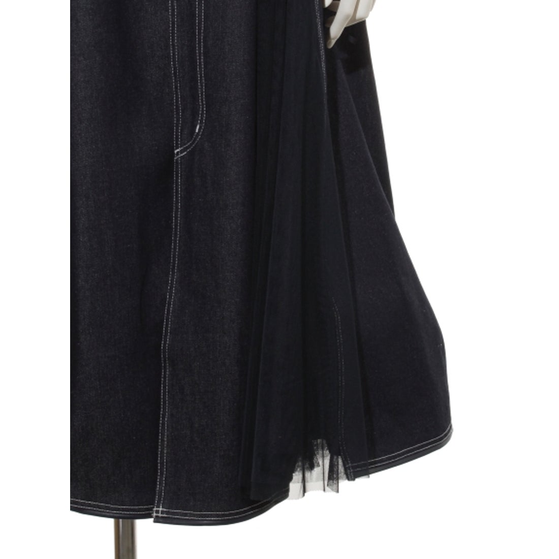 RANDA デニムロングワンピース （BLACK） -ファッション通販 FASHION 