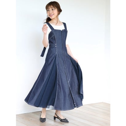 RANDA デニムロングワンピース （NAVY） -ファッション通販 FASHION WALKER