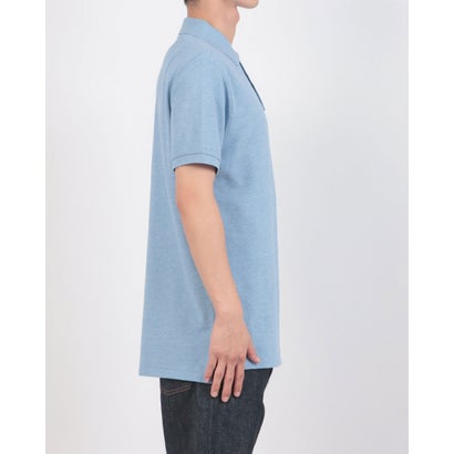 ラルフローレン RALPH LAUREN カスタムスリム ソリッドメッシュ コットン 半袖ポロシャツ （ISLE HEATHER）｜詳細画像