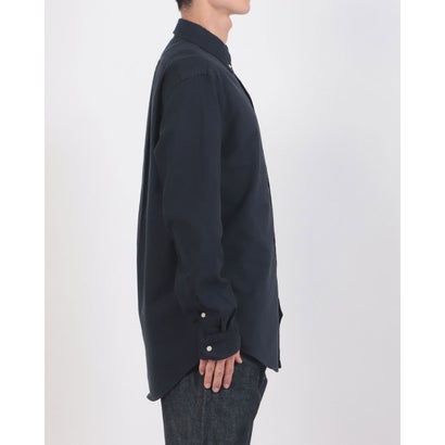 ポニーワンポイント カスタムフィット ボタンダウン 長袖コットンシャツ （RL NAVY）｜詳細画像