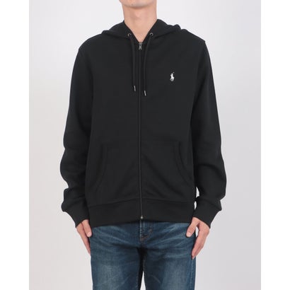 ラルフローレン RALPH LAUREN ダブルニット フルジップ フーディ （POLO BLACK）｜詳細画像