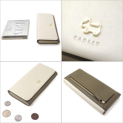 RADLEY LONDON ラドリーロンドン サイフ ビーチ・ロウ  長財布 （ホワイト）｜詳細画像
