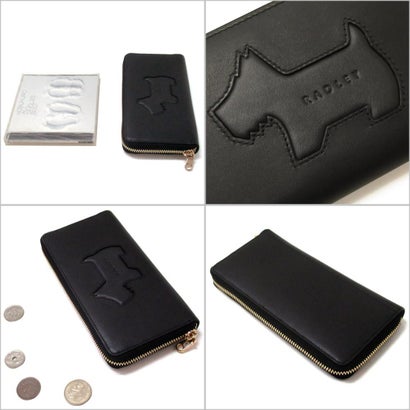 RADLEY LONDON ラドリーロンドン サイフ 財布  スコティッシュテリア  ヘリテージ・レーン  ラウンドファスナー長財布 （ブラック）｜詳細画像