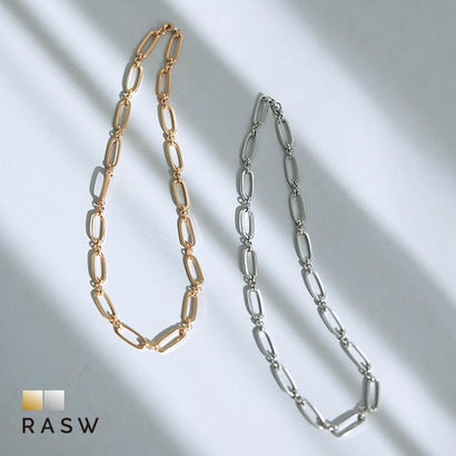 【RASW】シグネチャーリンクチェーンネックレス （ゴールド）｜詳細画像