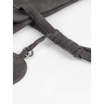ラディエイト RADIATE グラスホルダー付きスエードライクトートバッグ(Black,Gray) （ブラック）｜詳細画像