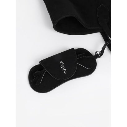 ラディエイト RADIATE グラスホルダー付きスエードライクトートバッグ(Black,Gray) （ブラック）｜詳細画像