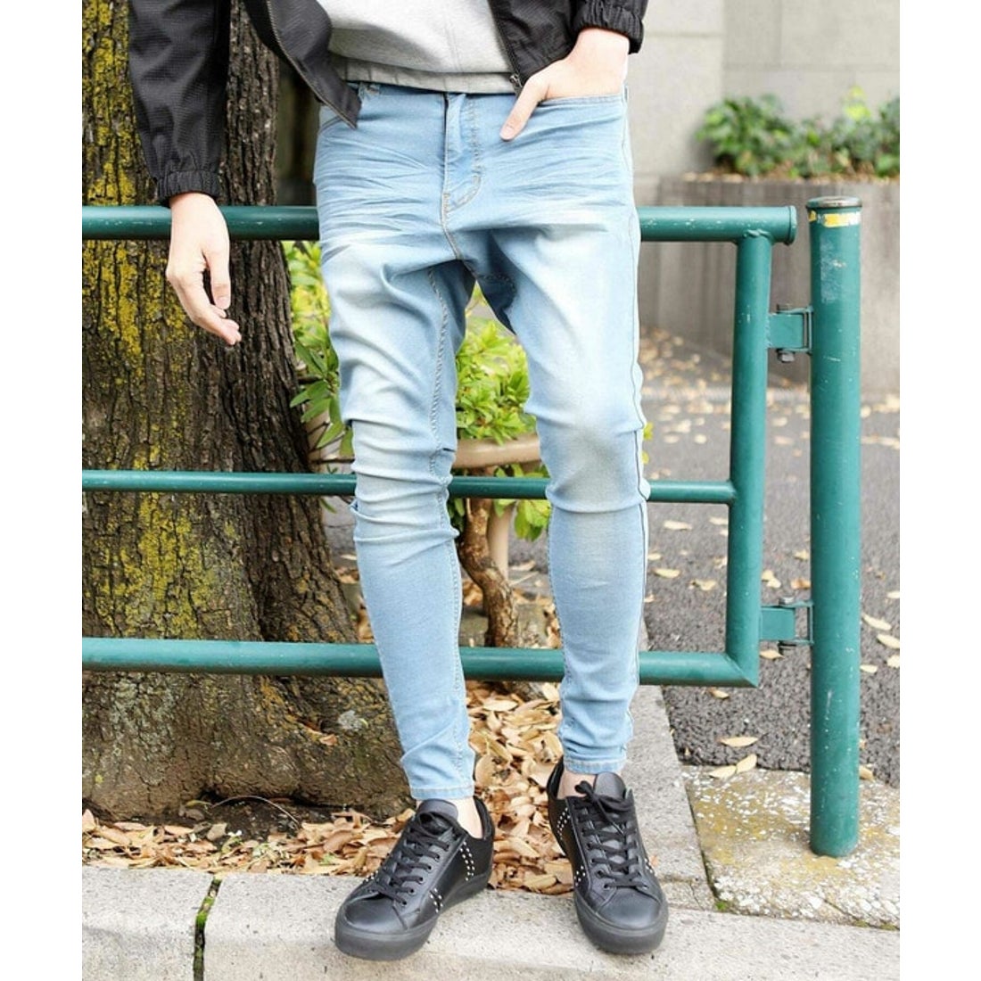 ラトルトラップ RattleTrap ハイパーストレッチサルエルスキニーデニム 