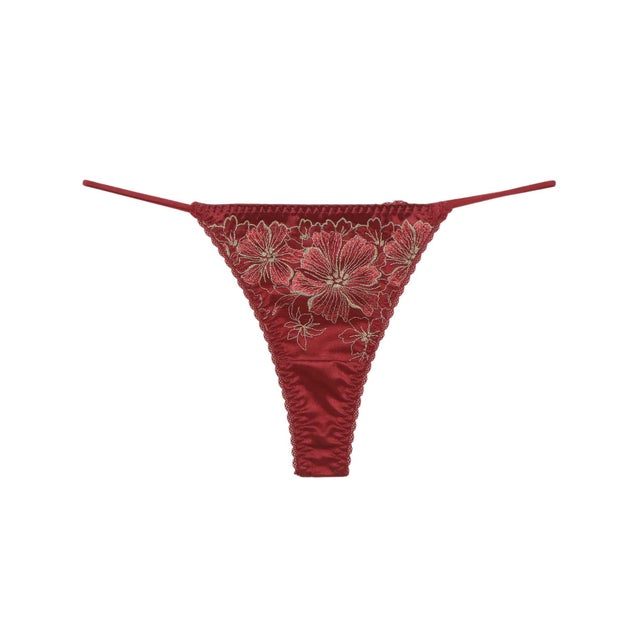 アルミラ エンブロイダリーレース Tバック 【返品不可商品】 （RED）