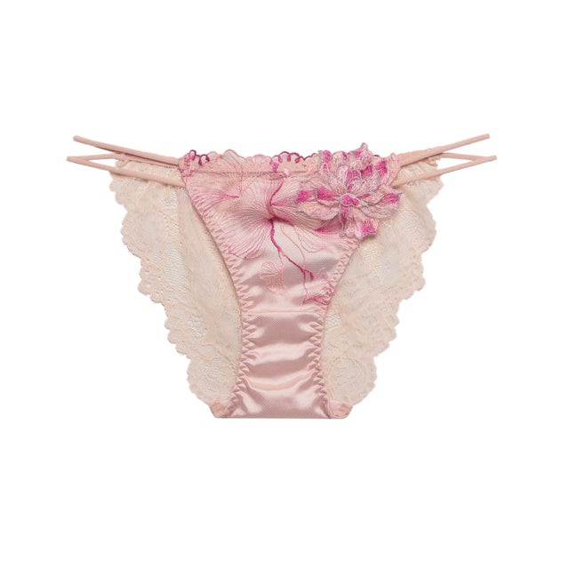 オーバーフラワー ストレッチレース ショーツ 【返品不可商品】 （PINK）