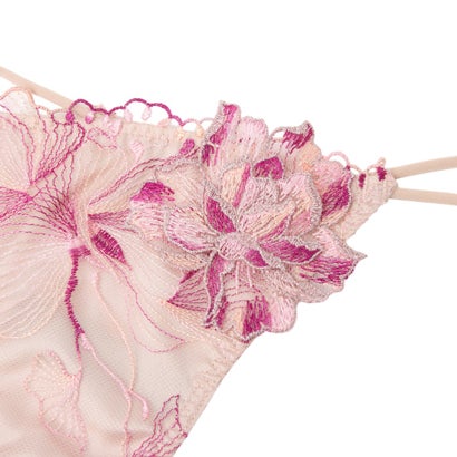ラヴィジュール RAVIJOUR オーバーフラワー エンブロイダリーレース Tバック 【返品不可商品】 （PINK）｜詳細画像
