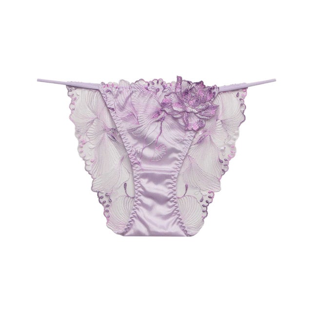 オーバーフラワー エンブロイダリーレース ショーツ 【返品不可商品】 （PURPLE）
