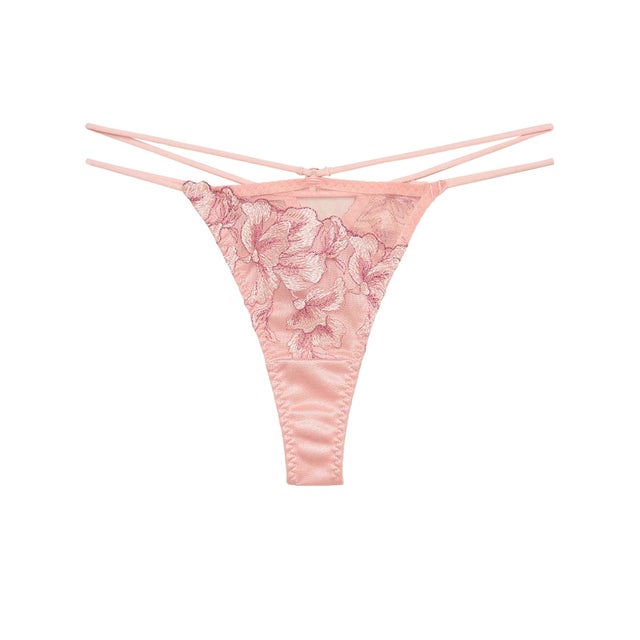 ヴィオレーヌ エンブロイダリーレース Tバック 【返品不可商品】 （PINK）