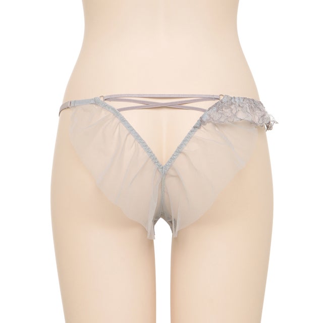 フラワーカーペット バックチュール ショーツ【返品不可商品】 （SILVER）