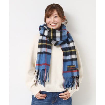 リフレクト Reflect 【TWEEDMILL】チェック柄大判ストール （レッド(063)）｜詳細画像
