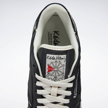 キース ヘリング クラシックレザー / Keith Haring Classic Leather Shoes （ピュアグレー）｜詳細画像