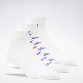 クラシックス アンクル ソックス 3足組 / Classics Ankle Socks 3 Pairs （ホワイト）