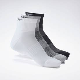 【訳あり新品】アクティブ ファウンデーション アンクル ソックス 3足組 / Active Foundation Ankle Socks 3 Pairs （ブラック）