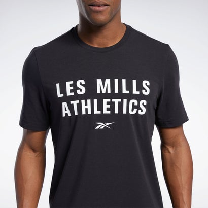 レズミルズ コットン Tシャツ / Les Mills Cotton T-Shirt （ブラック）｜詳細画像