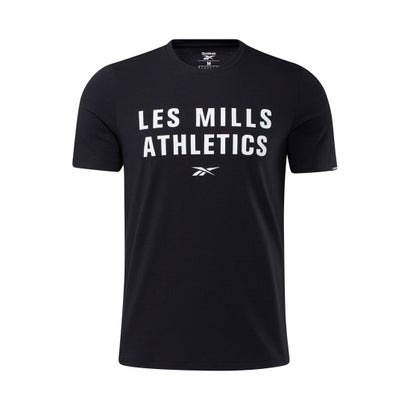 レズミルズ コットン Tシャツ / Les Mills Cotton T-Shirt （ブラック）｜詳細画像
