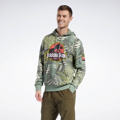 ジュラシック パーク カモ スウェットシャツ / Jurassic Park Camo Sweatshirt （ヴィンテージグリーン）｜詳細画像