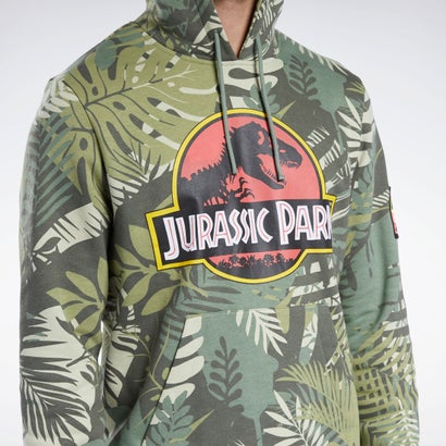 ジュラシック パーク カモ スウェットシャツ / Jurassic Park Camo Sweatshirt （ヴィンテージグリーン）｜詳細画像