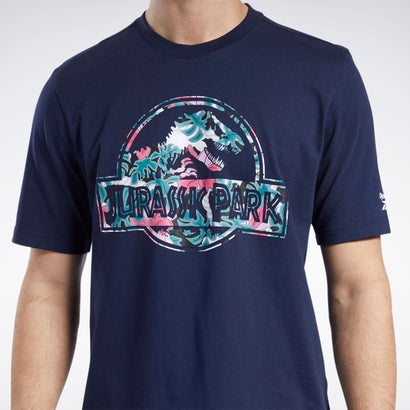 ジュラシック パーク Tシャツ / Jurassic Park T-Shirt （ベクターネイビー）｜詳細画像