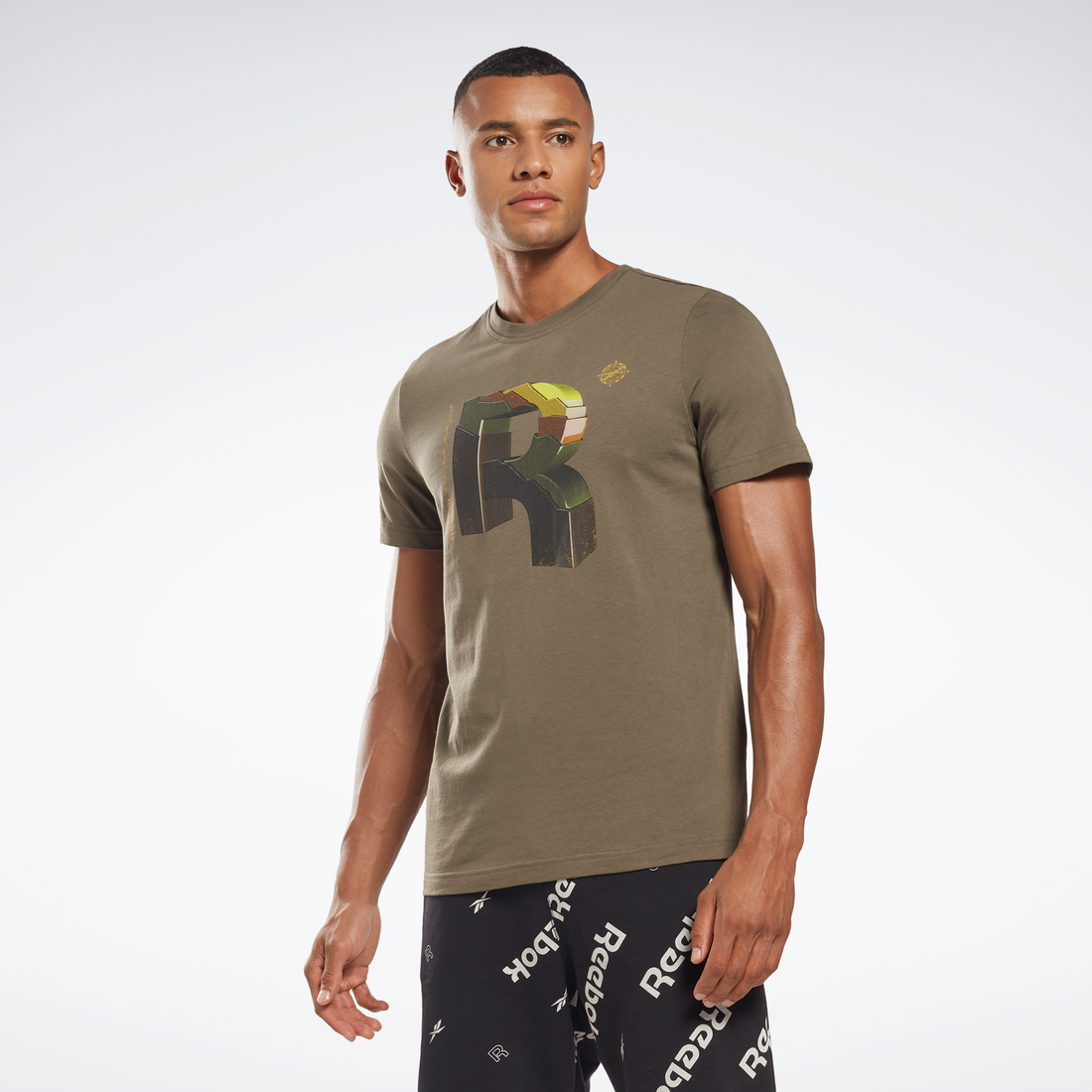 Reebok グラフィック シリーズ Tシャツ / Graphic Series T-Shirt （アーミーグリーン） -ファッション通販