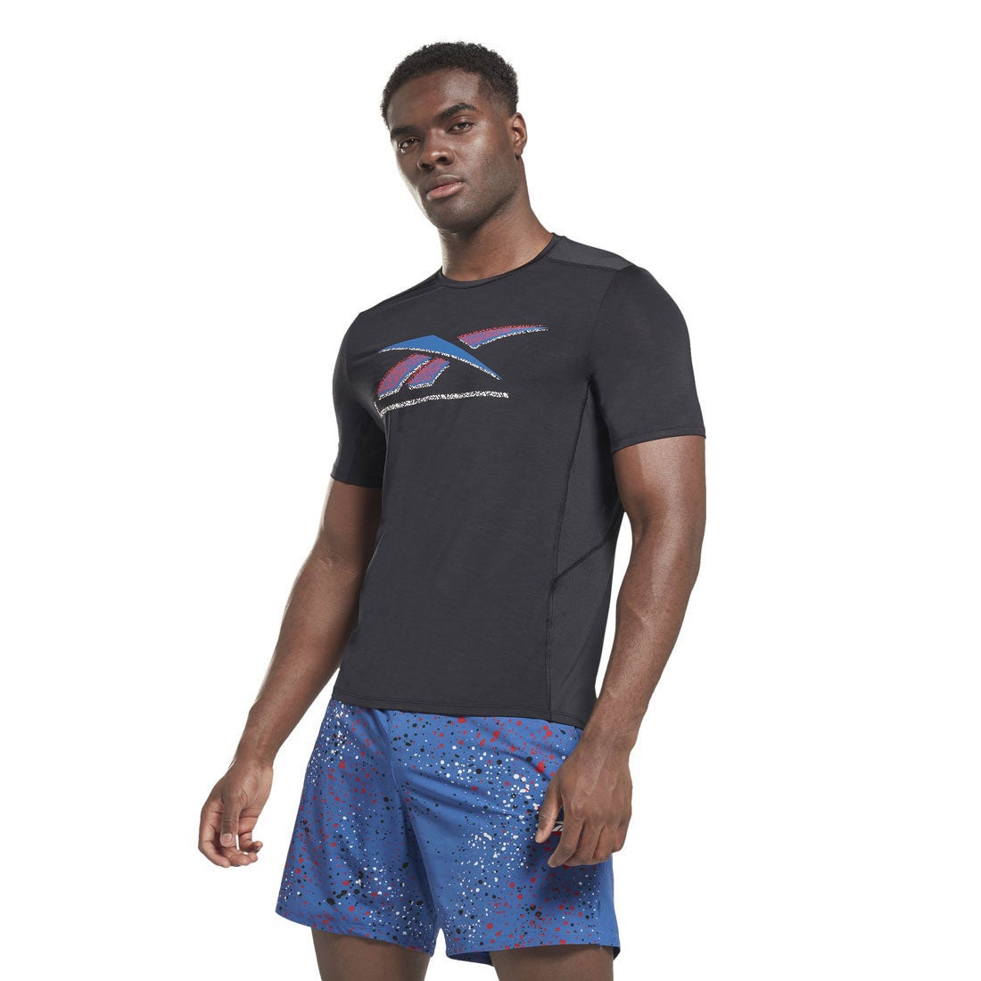 アクティブチル グラフィック アスリート Tシャツ / Activchill Graphic Athlete T-Shirt （ブラック）