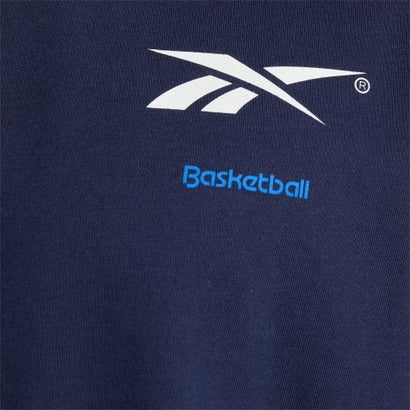 バスケットボール コットン Tシャツ / BB BASKETBALL CT SS TEE （ベクターネイビー）｜詳細画像