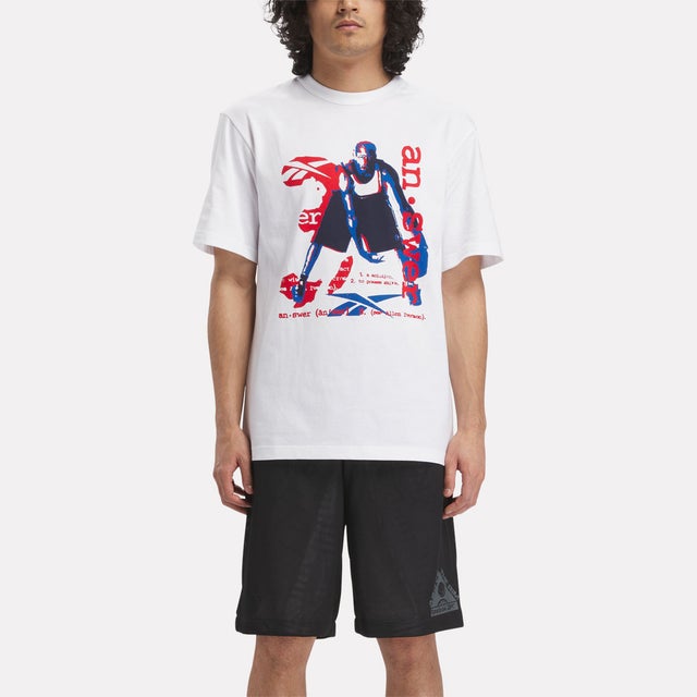 
                    バスケットボール アイバーソン グラフィック Tシャツ / BB IVERSON GRAPHIC TEE （ホワイト）