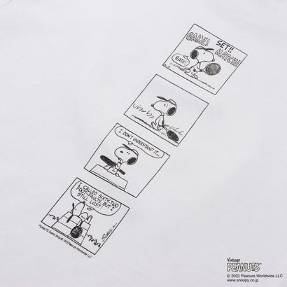 ピーナッツ ヴィンテージプリント Tシャツ / PEANUTS VINTAGE PRINT T-SHIRT （ホワイト）｜詳細画像