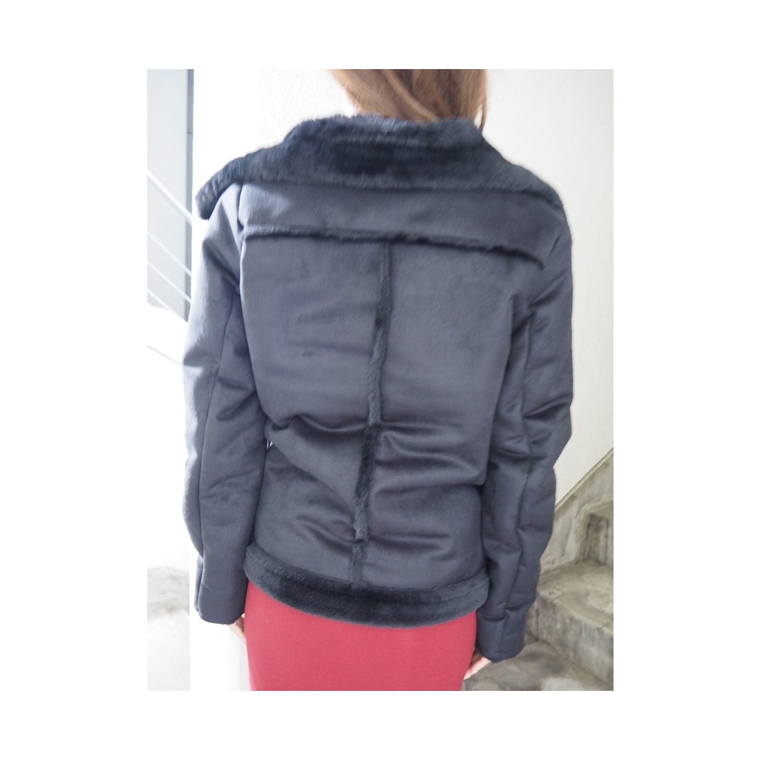 RESEXXY フェイクムートンブルゾン グレー -ファッション通販 FASHION 