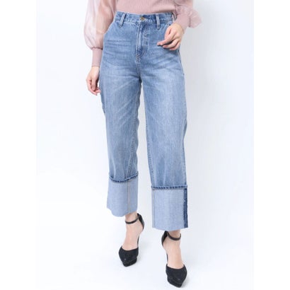 ロールアップデニムパンツ（インディゴ）｜詳細画像