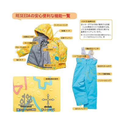 レセーダ/キッズ/TODDLER SUIT （066L144 RED×ORG）｜詳細画像