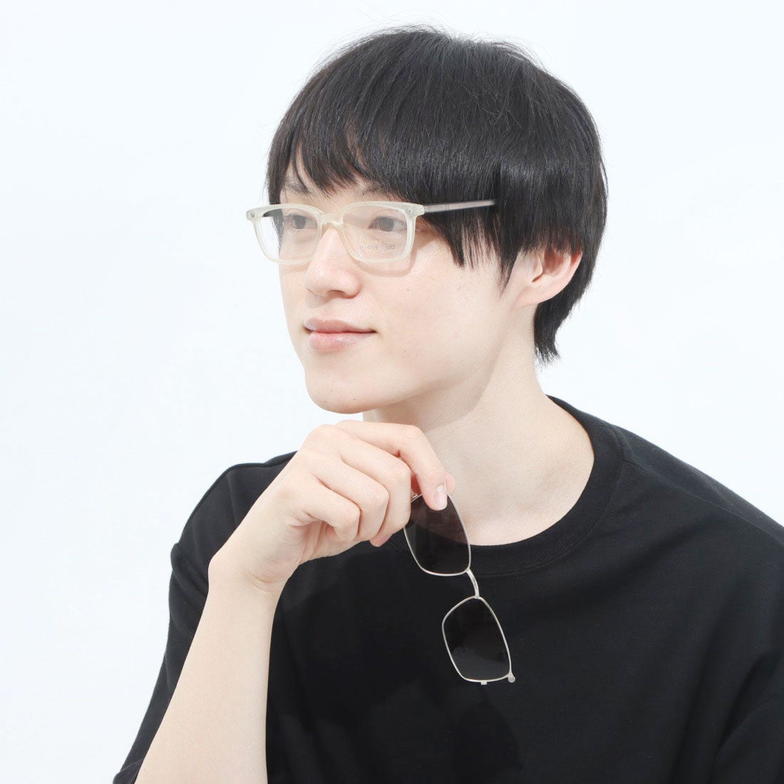 renoma ヴィンテージ 眼鏡 フレーム マグネット式クリップオン 