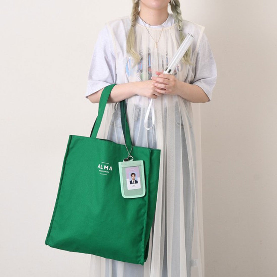 リアルスタイル REAL STYLE トートバッグ うちわが入る レディース