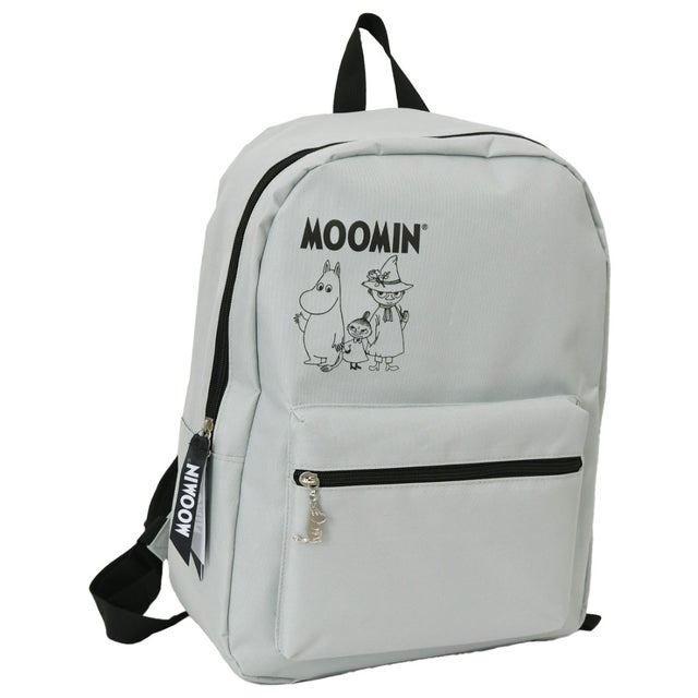 リュックサック ムーミン moomin キャラクタ レディース メンズ 子供 キッズ 大容量 軽量 軽いー A4 バックパック 女の子 男の子 （グレー）