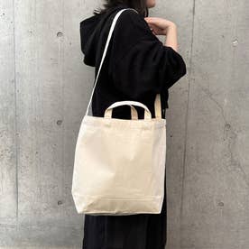 ショルダーバッグ レディース メンズ 大きめ a4 大容量 斜めがけ 軽い トートバッグ 帆布 2way 手提げ キャンバス 無地 通勤 通学 （ナチュラル）
