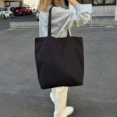 トートバッグ レディース メンズ a4 軽い 大きめ 帆布 軽量 大容量 マチ広 肩掛け 手提げ キャンバス 無地 シンプル カジュアル 通勤 通学 （ナチュラル）｜詳細画像