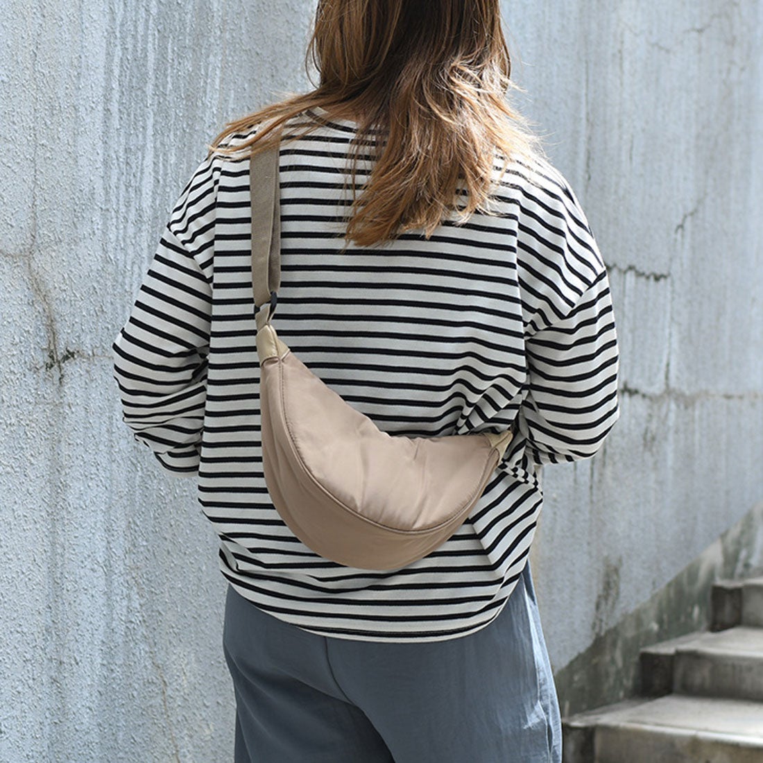 リアルスタイル REAL STYLE ワンショルダーバッグ バナナショルダー 斜 