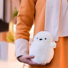 リアルスタイル REAL STYLE シマエナガ ぬいぐるみ ショルダー ポーチ 