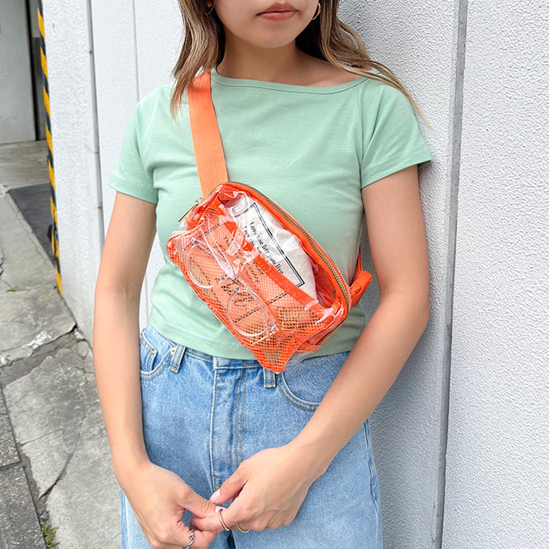 リアルスタイル REAL STYLE ウエストポーチ ミニ シンプル ショルダー