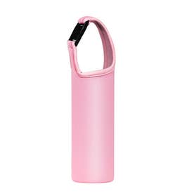水筒カバー 500ml 子供 肩掛け 600 ペットボトル ホルダー ケース ショルダー 登山 自転車 おしゃれ リュック マイボトル 保護 （ピンク）